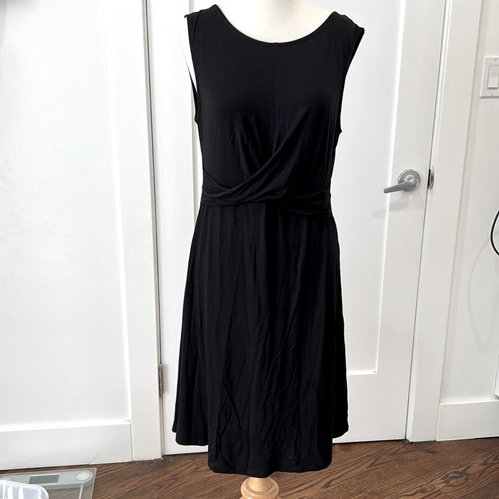 NWT Envie de Fraise black maternity dress, size 6/8